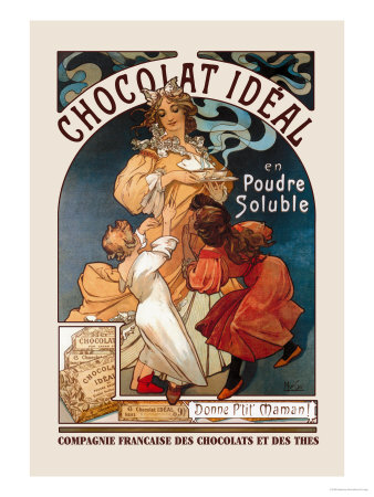 Chocolat Ideal Alphonse Mucha